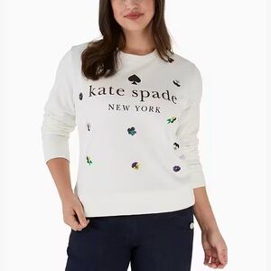 Kate Spade Pansies Sweatershirt